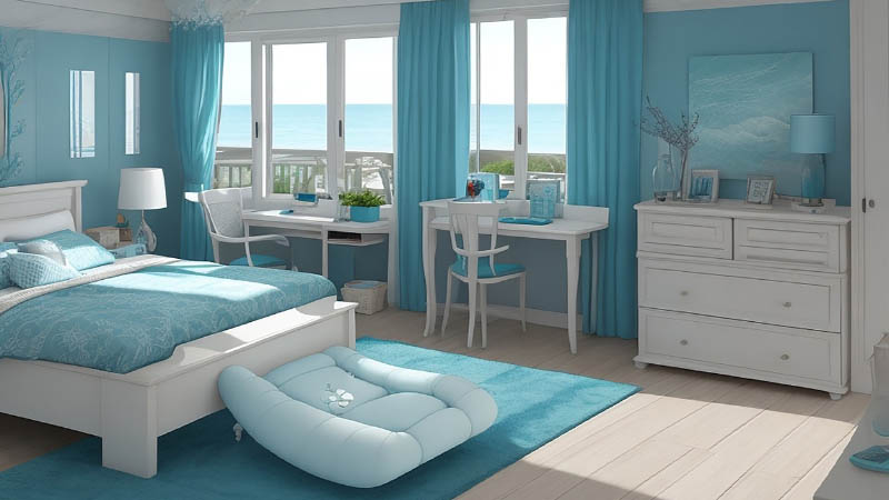 7 Ide Menarik Desain Kamar Tidur Nuansa Biru yang Bikin Betah